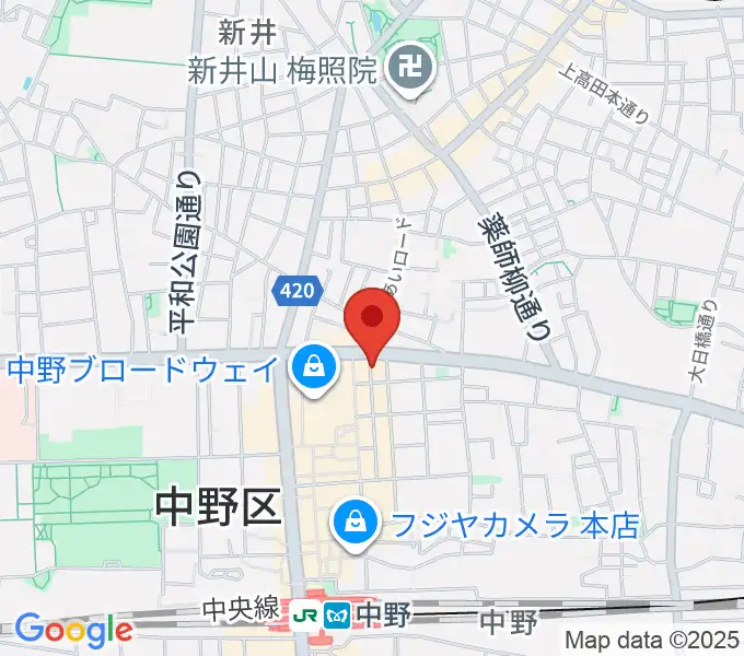 デイバイデイの地図