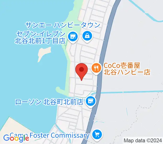 南国ピアノスタジオの地図