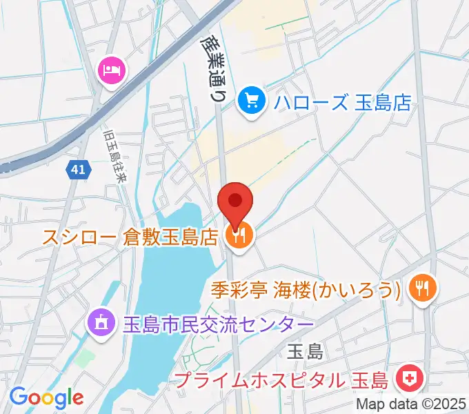 ミュージックサポートあうるの地図