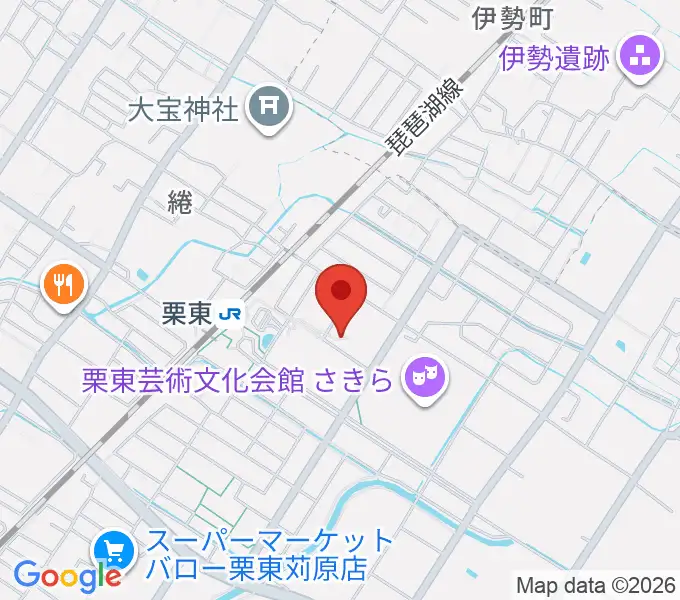 田中靖二ギター＆ウクレレ教室の地図