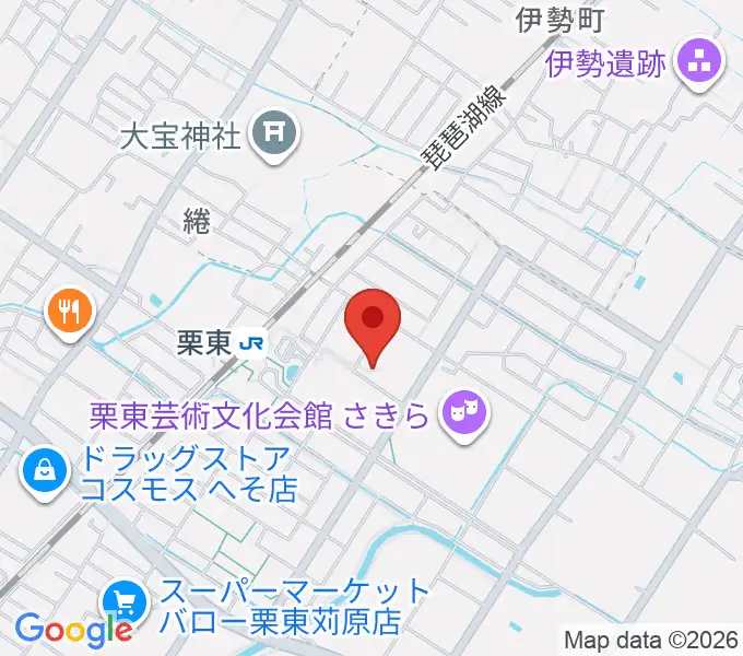 田中靖二ギター＆ウクレレ教室の地図