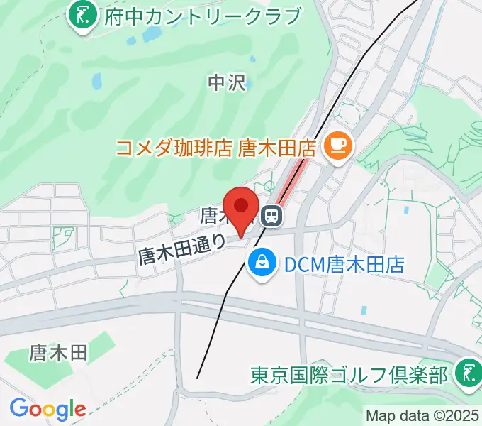 唐木田キッチンティスの地図