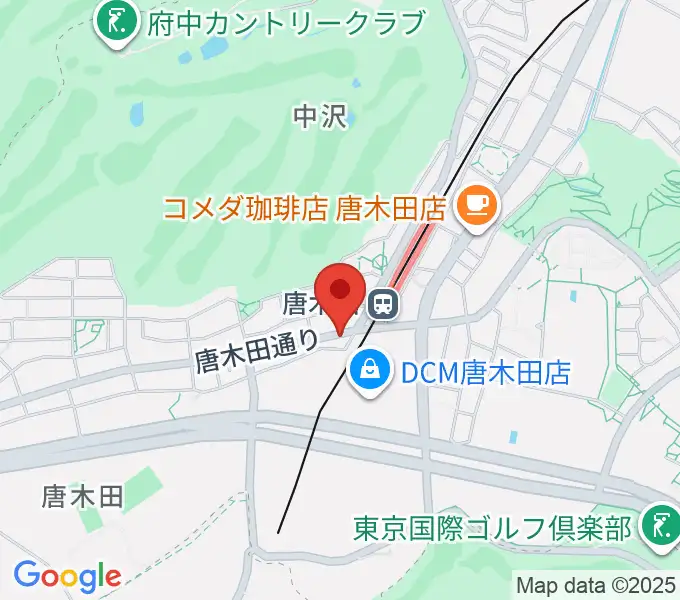 唐木田キッチンティスの地図