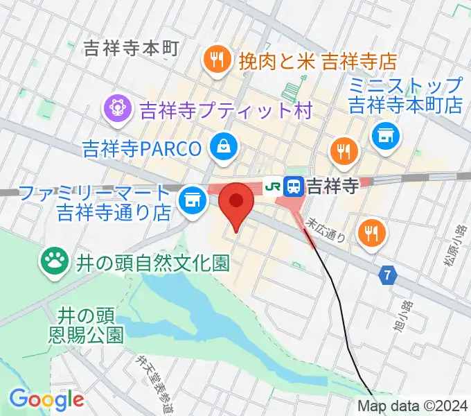 石田博サックスレッスンの地図