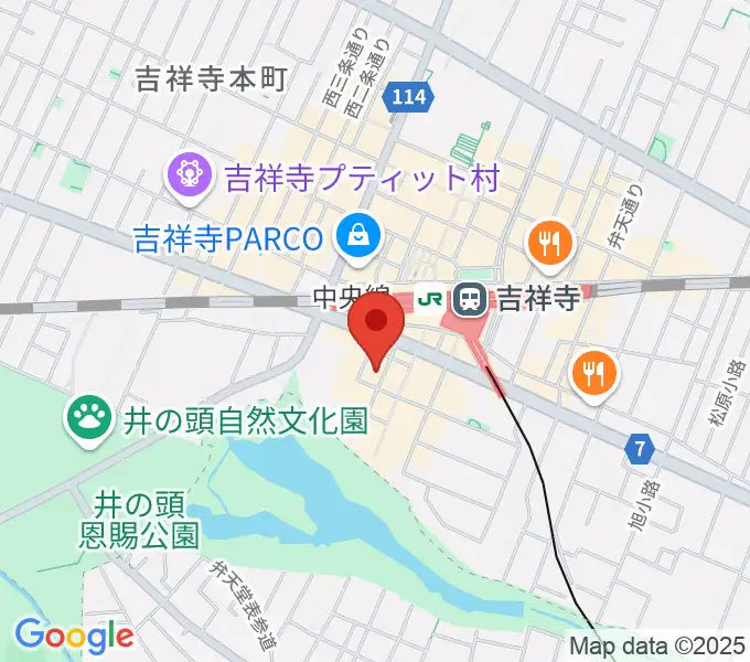 石田博サックスレッスンの地図