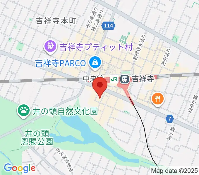 石田博サックスレッスンの地図