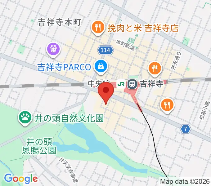 石田博サックスレッスンの地図