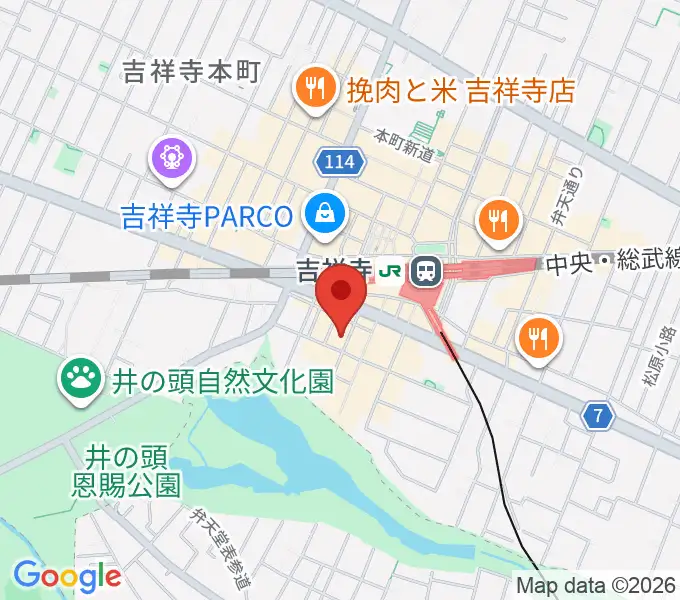 石田博サックスレッスンの地図