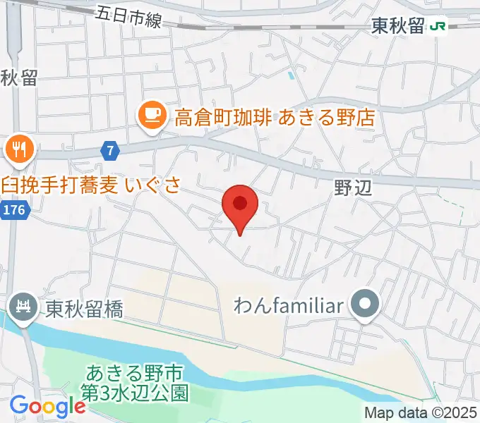 まがりギター教室の地図