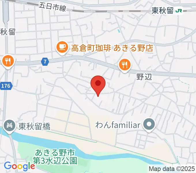 まがりギター教室の地図