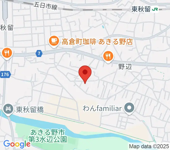 まがりギター教室の地図