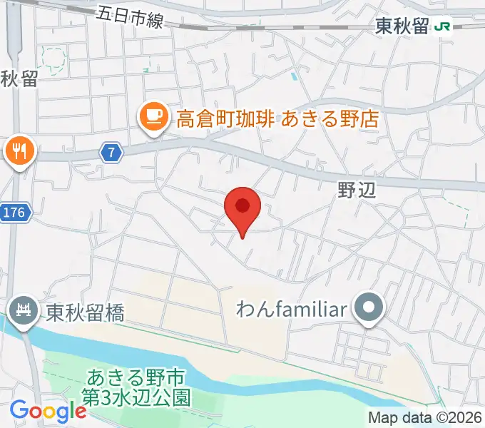 まがりギター教室の地図