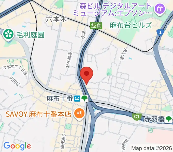 スタジオファインの地図