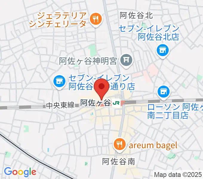 阿佐ヶ谷Yellow Visionの地図