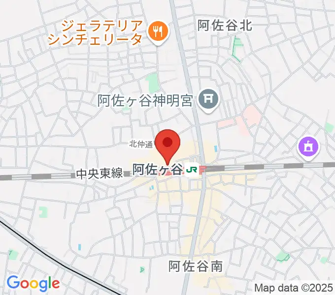 阿佐ヶ谷Yellow Visionの地図