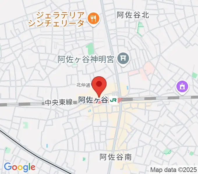 阿佐ヶ谷Yellow Visionの地図