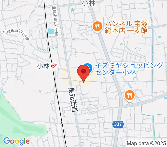 レイドバックミュージックスクールの地図