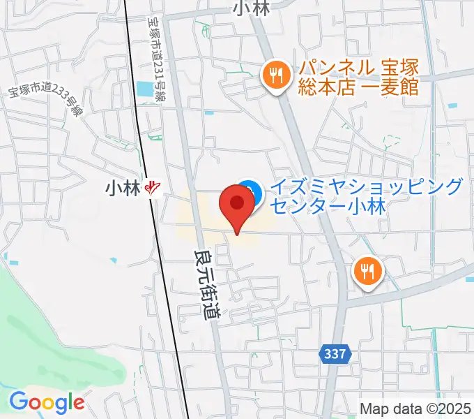 レイドバックミュージックスクールの地図