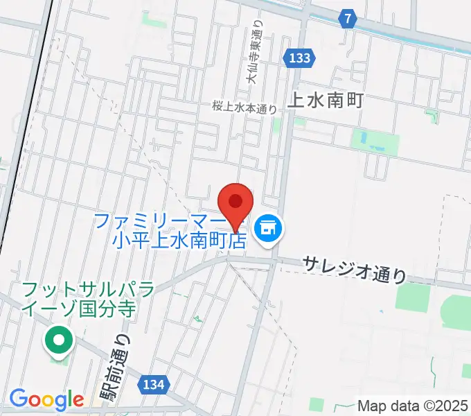 国分寺 音楽教室 I STUDIOの地図