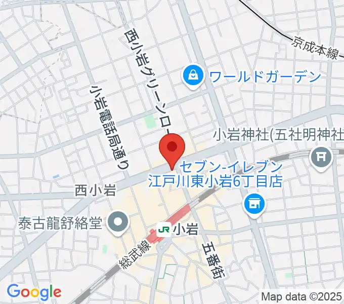 サウンドスタジオM小岩店の地図