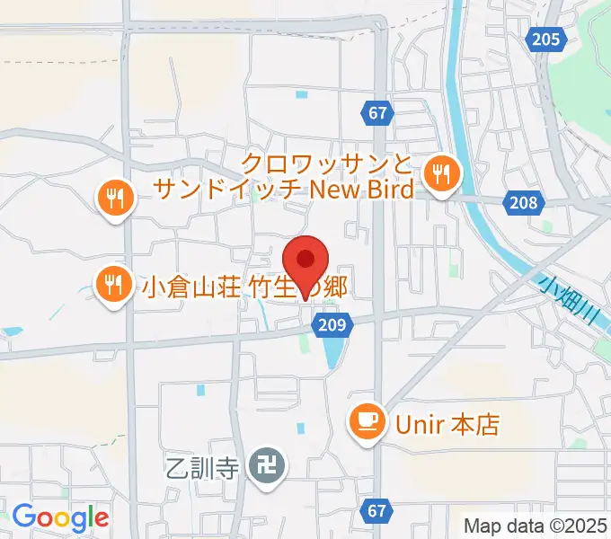 たけばやしピアノエレクトーン教室の地図