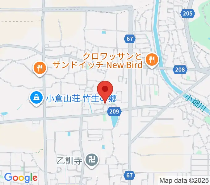 たけばやしピアノエレクトーン教室の地図