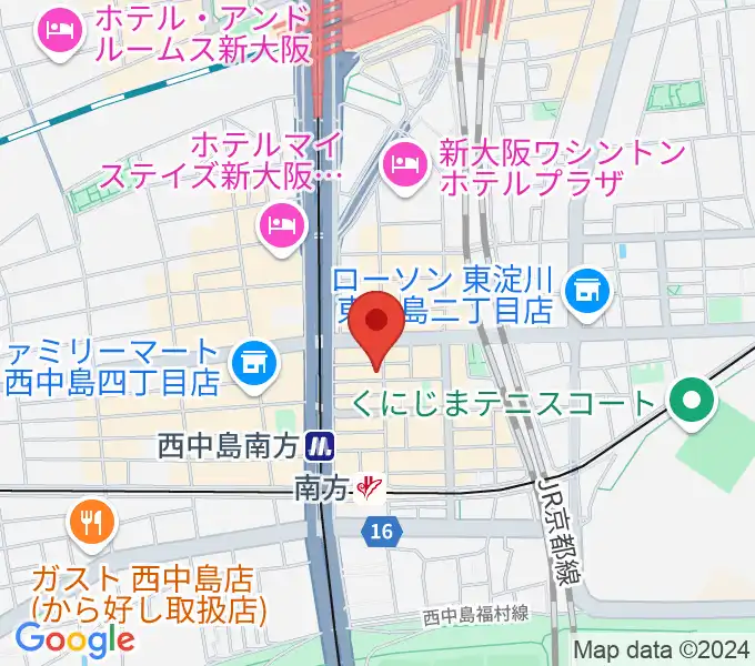 グスクミュージッククラブの地図