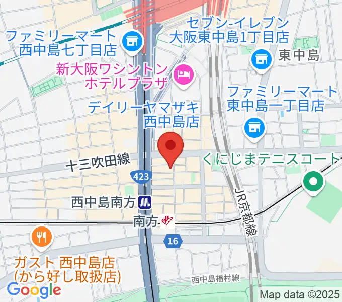 グスクミュージッククラブの地図
