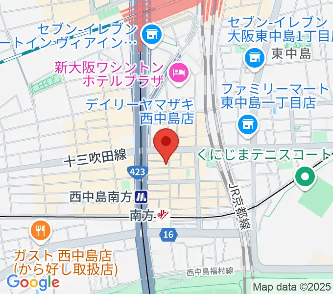 グスクミュージッククラブの地図