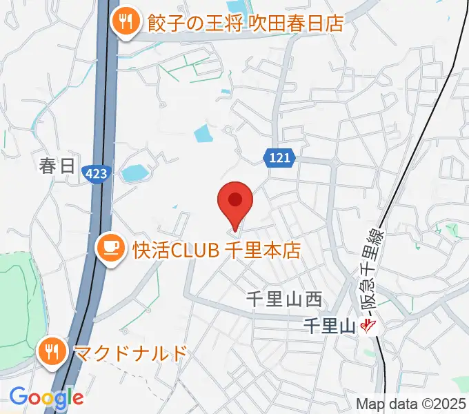 エンジェル・クレアーピアノ教室の地図