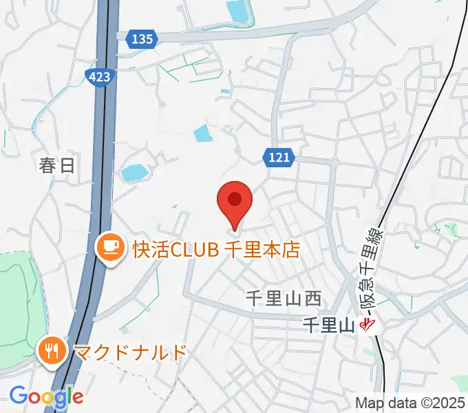 エンジェル・クレアーピアノ教室の地図