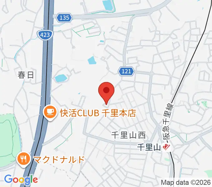 エンジェル・クレアーピアノ教室の地図