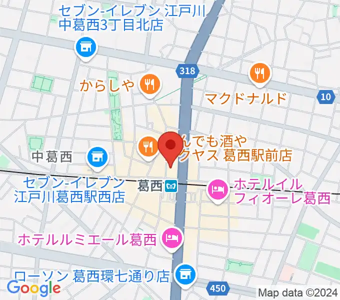 モア東京ボーカル教室 葛西駅校の地図