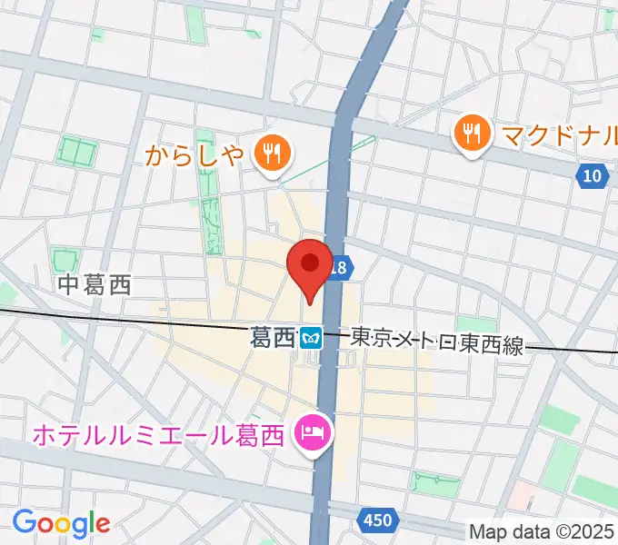 モア東京ボーカル教室 葛西駅校の地図