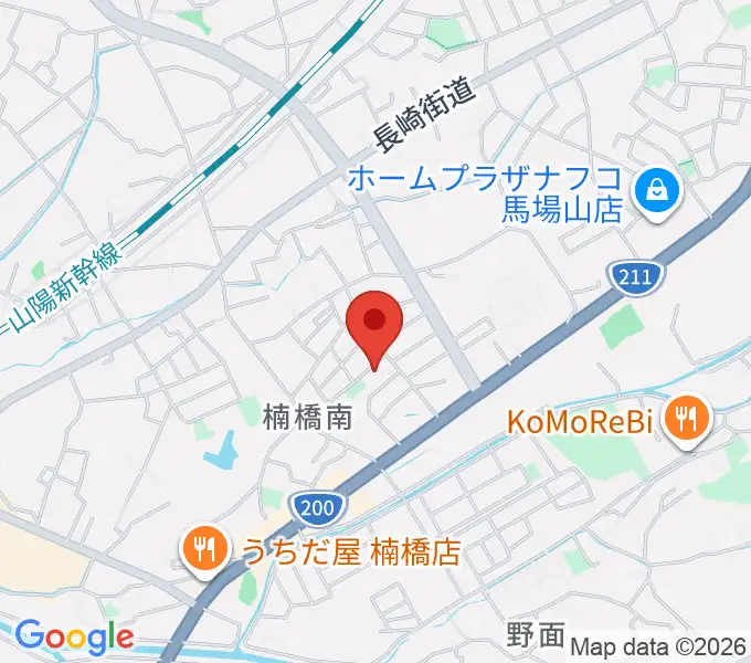 ROPミュージックスクールの地図