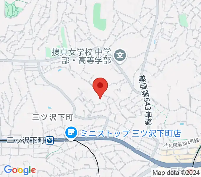 リバーシティミュージックエンタテインメントの地図