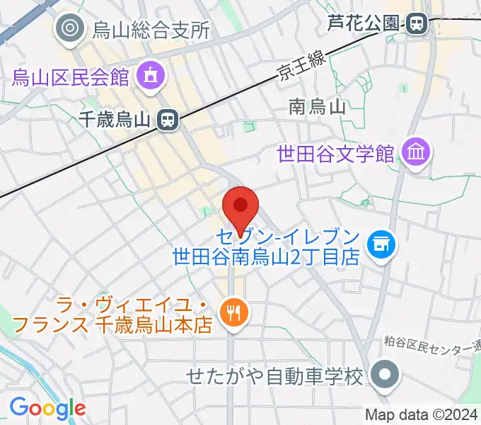 スタジオゼロナインの地図