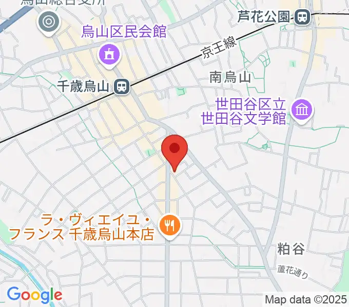 スタジオゼロナインの地図