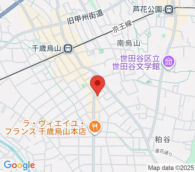 スタジオゼロナインの地図