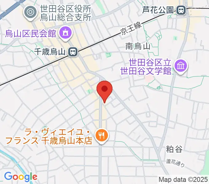スタジオゼロナインの地図