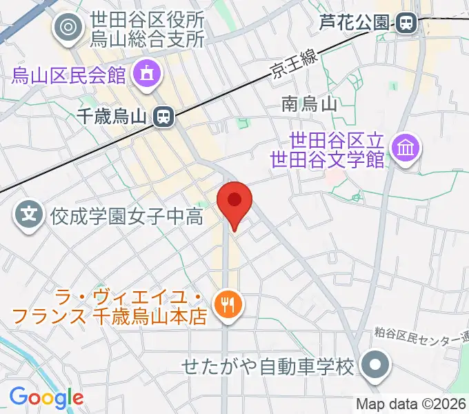 スタジオゼロナインの地図