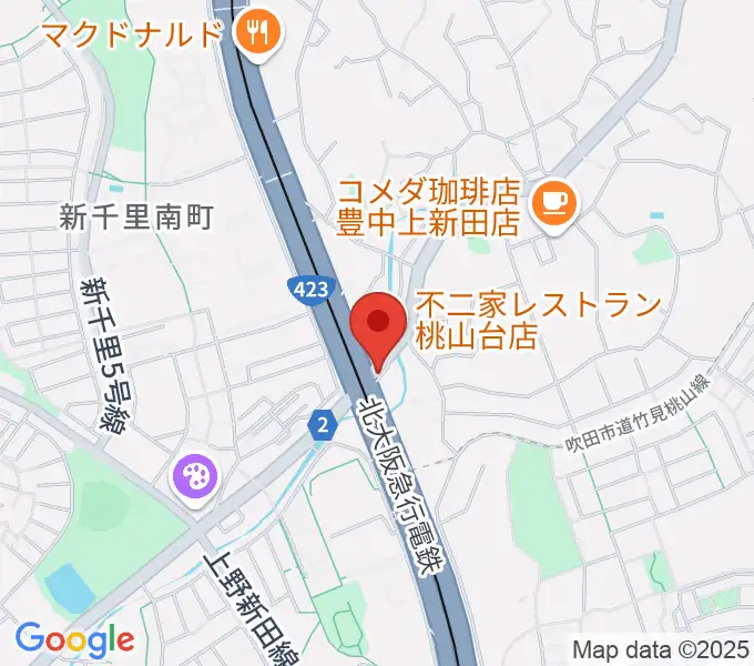 エストレーヤ音楽教室の地図