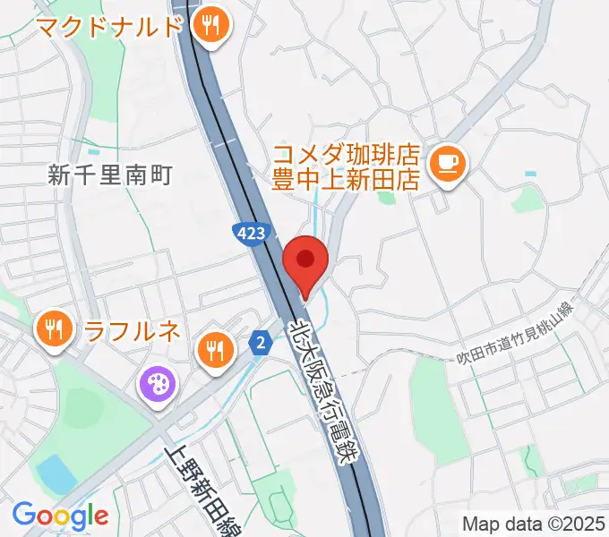 エストレーヤ音楽教室の地図