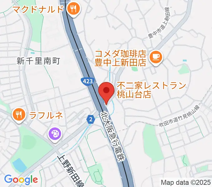 エストレーヤ音楽教室の地図