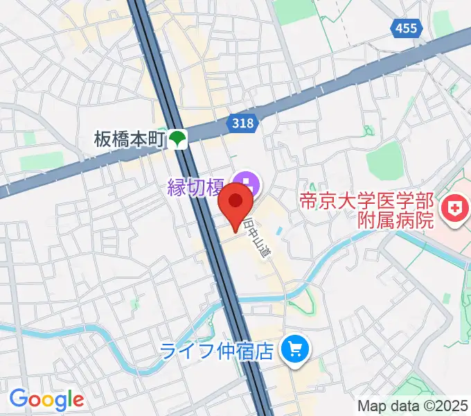 アルス音楽院の地図