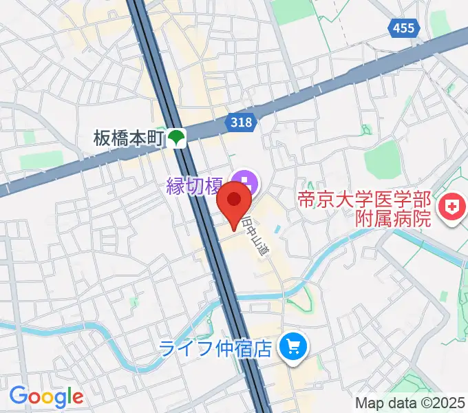 アルス音楽院の地図