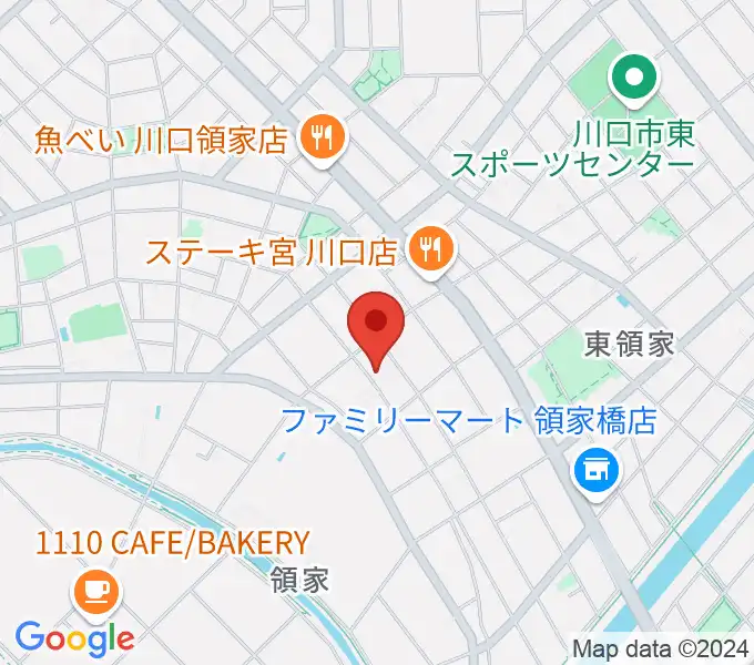 大島楽器の地図