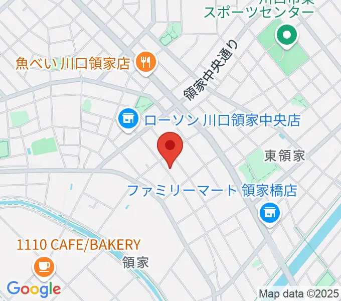 大島楽器の地図