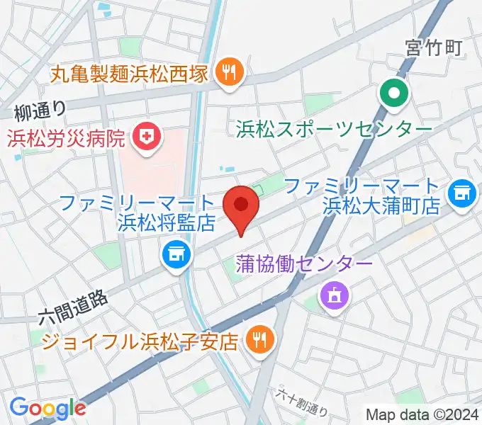 音楽教室キューズランドの地図