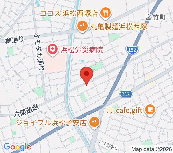 音楽教室キューズランドの地図